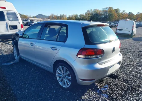 2012 Volkswagen Golf Tdi 4-Door from USA, damaged, VIN WVWNM7AJ2CW333196